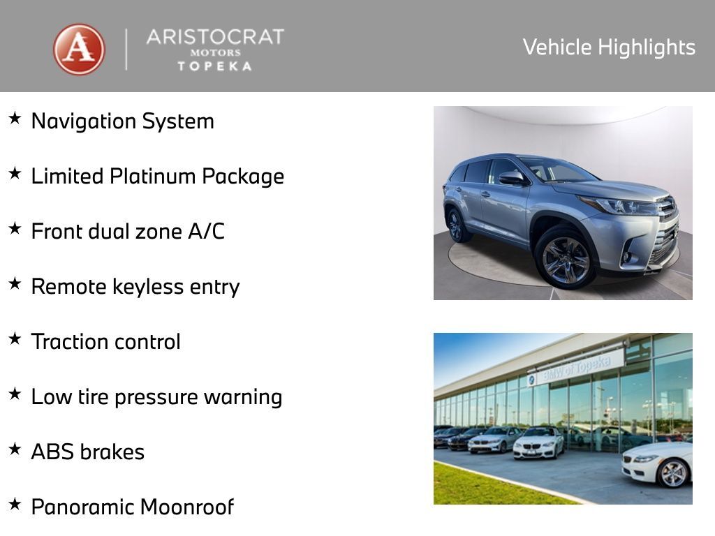 2019 Toyota Highlander Limited Platinum San Clemente CA