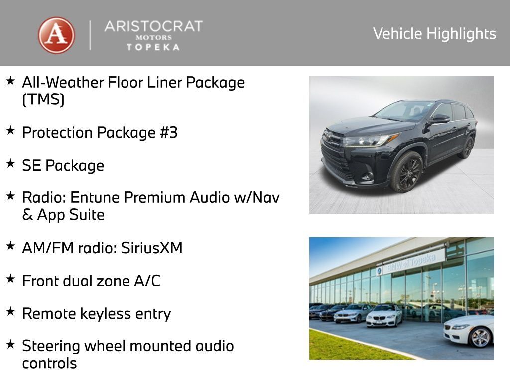 2019 Toyota Highlander SE