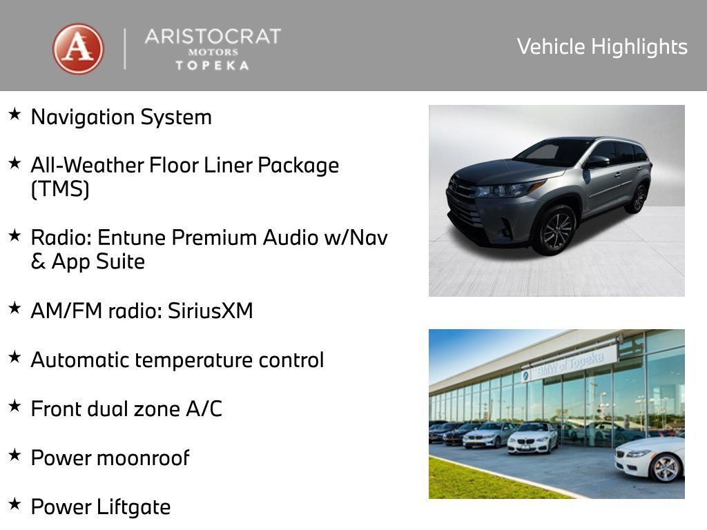 2019 Toyota Highlander XLE