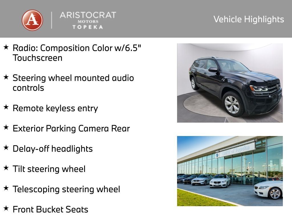 2019 Volkswagen Atlas 2.0T S