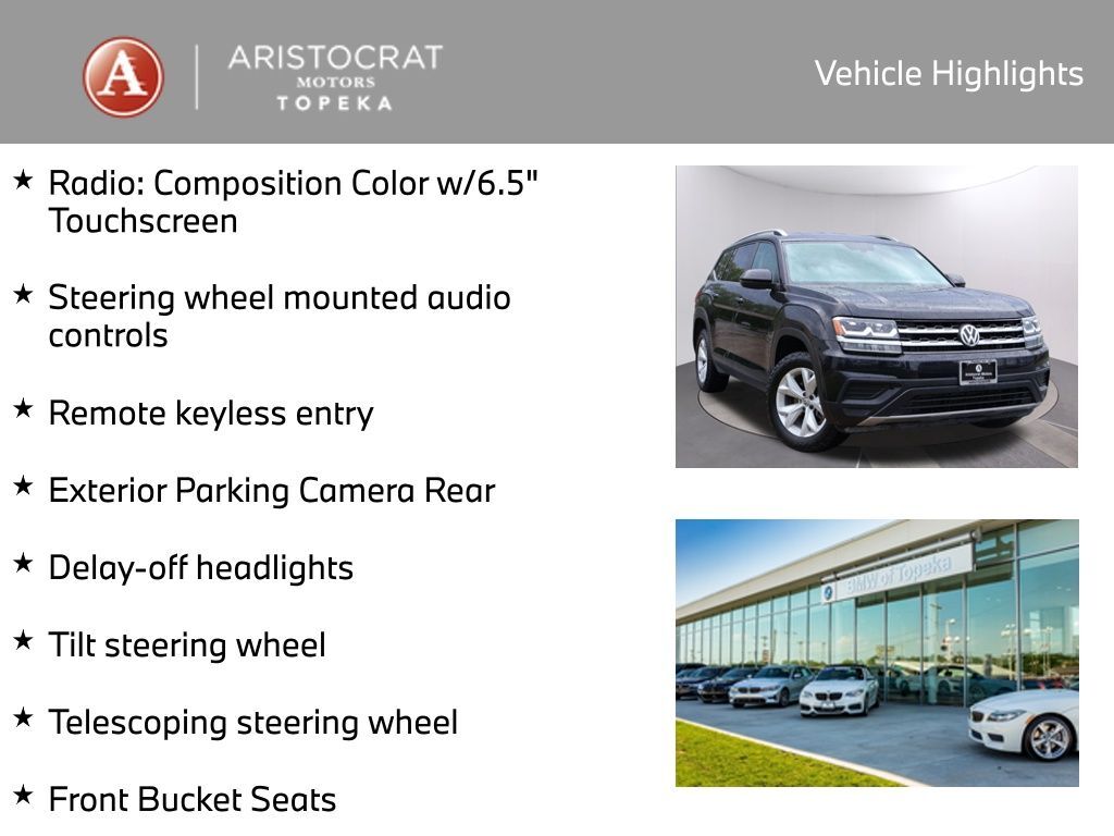 2019 Volkswagen Atlas 2.0T S