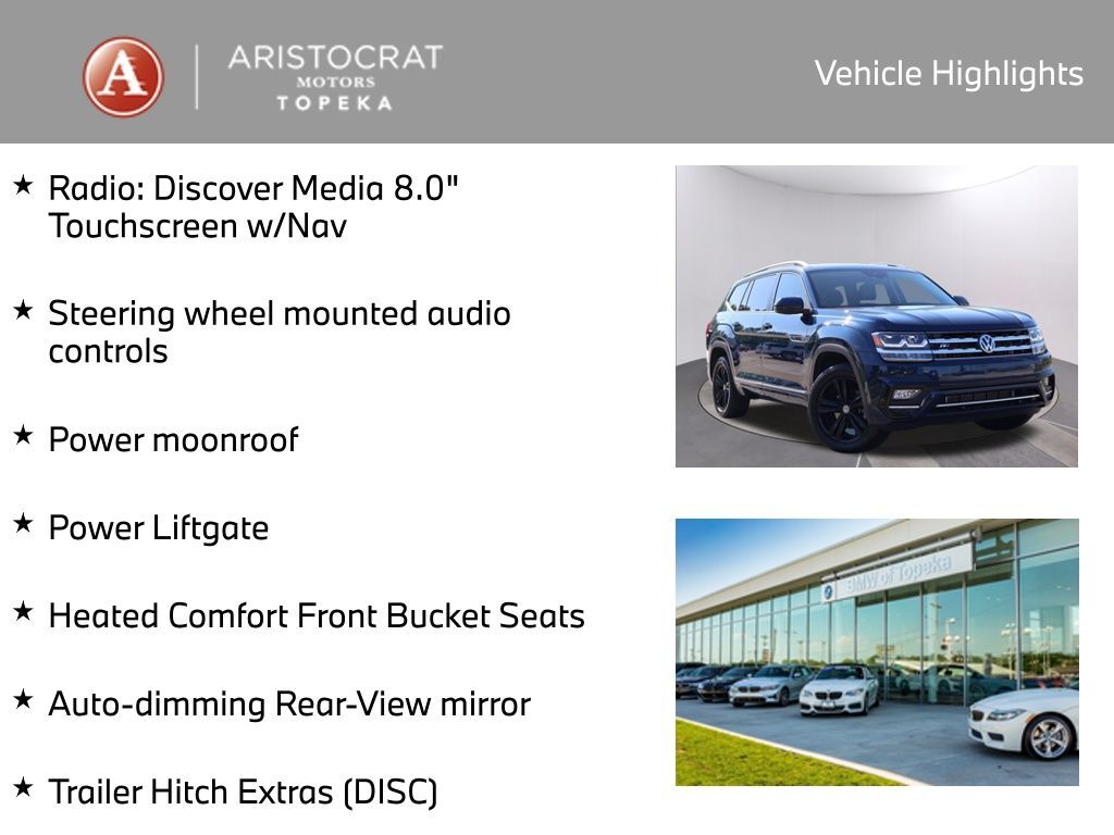 2019 Volkswagen Atlas 3.6L V6 SEL R-Line