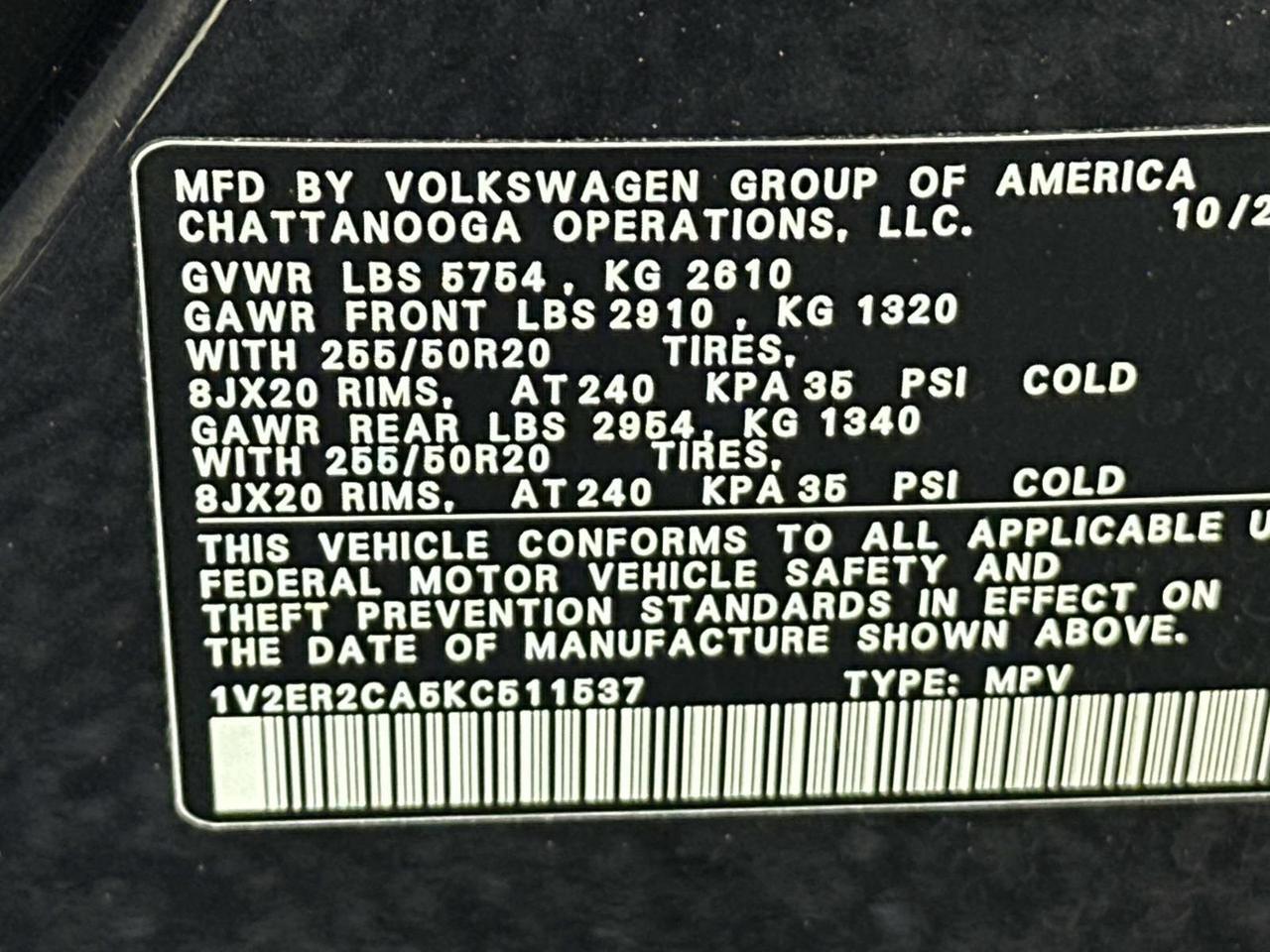 2019 Volkswagen Atlas SEL Woodbridge VA