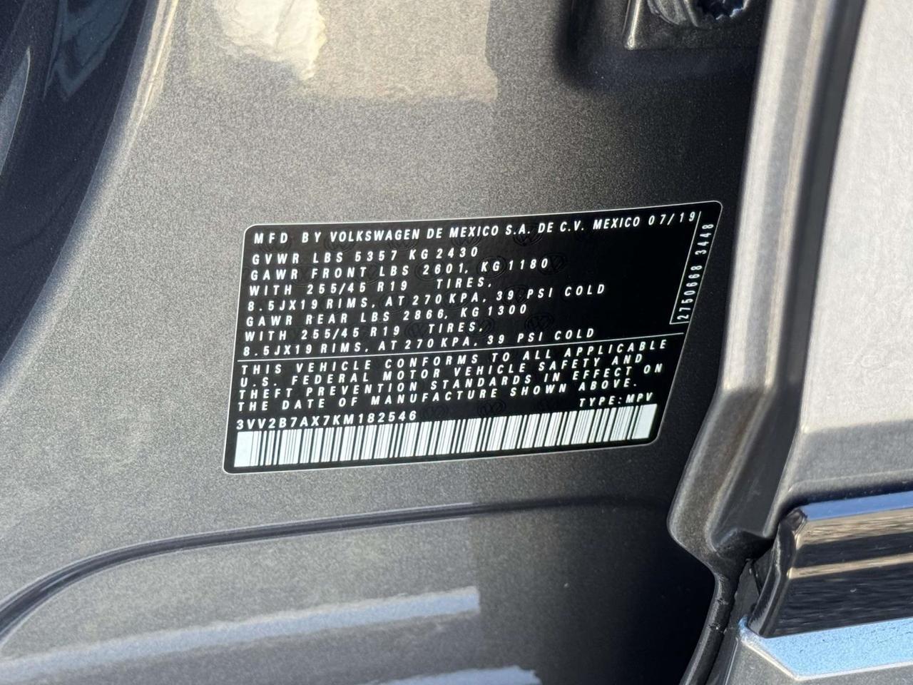 2019 Volkswagen Tiguan 2.0T SEL R-Line 4Motion Woodbridge VA