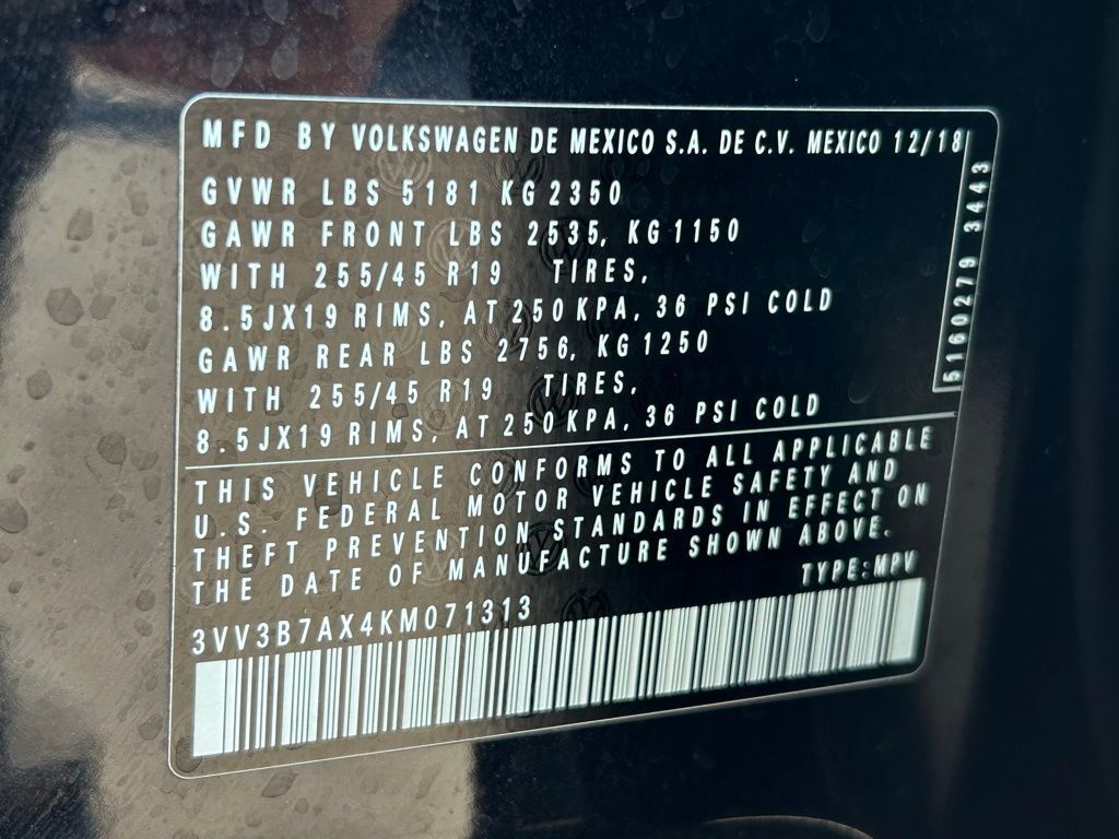 2019 Volkswagen Tiguan 2.0T SEL R-Line Tampa FL