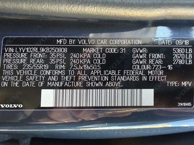 2019 Volvo XC60 T5 Inscription AWD Arlington VA