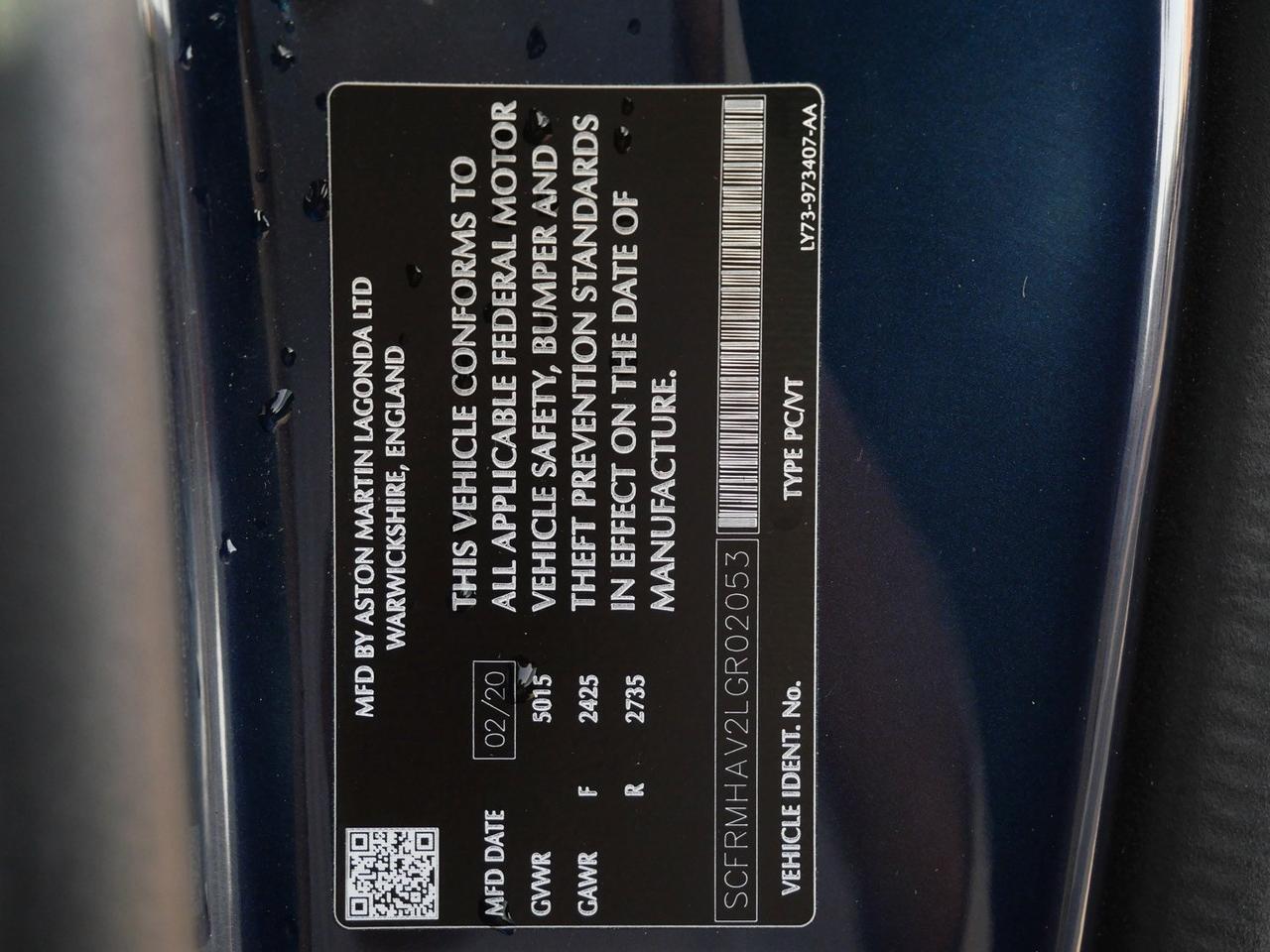 2020 Aston Martin DBS Superleggera Superleggera Lawrence KS