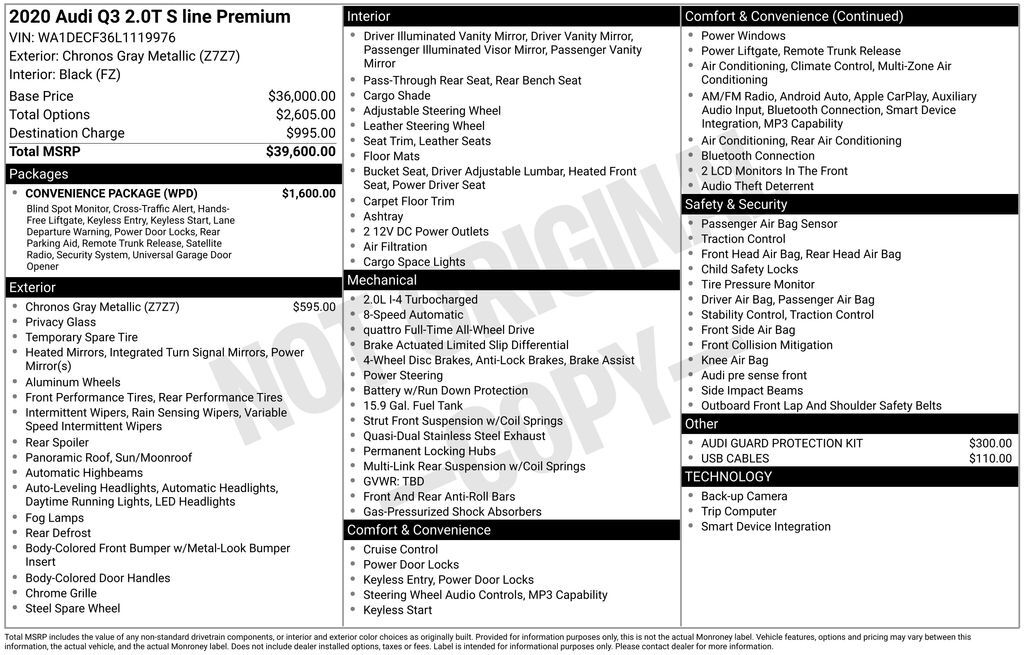2020 Audi Q3 Premium S line Lakeland FL