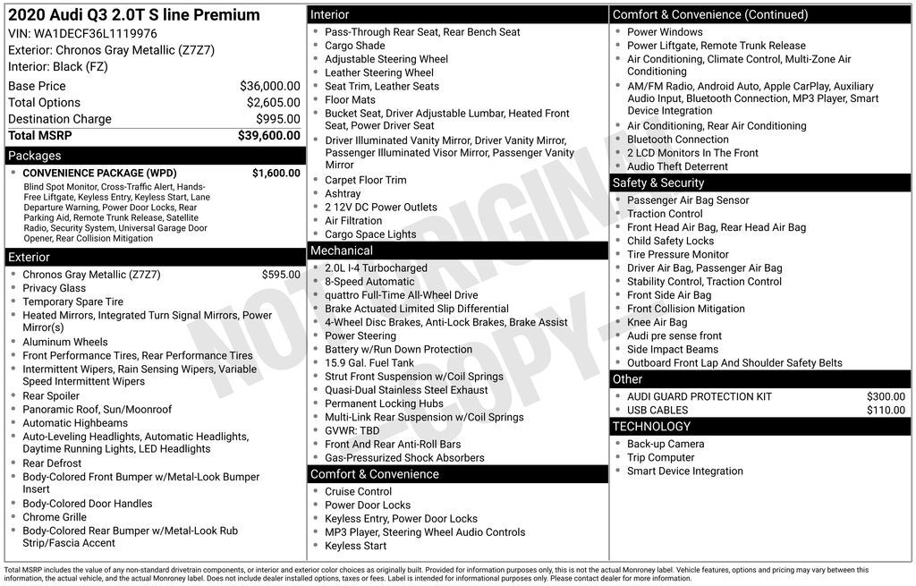 2020 Audi Q3 Premium S line Lakeland FL