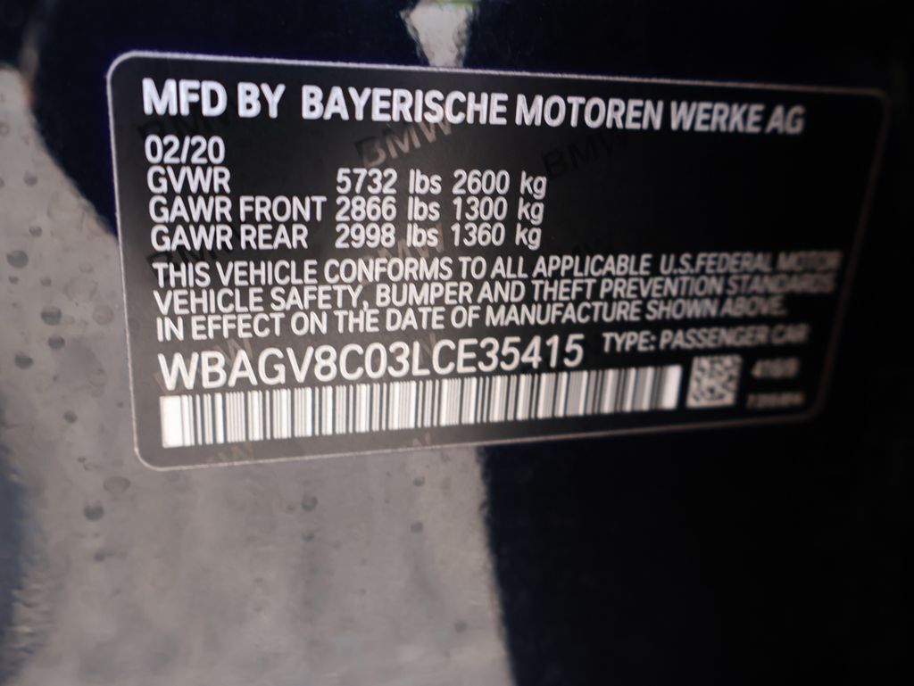 2020 BMW 8 Series M850i xDrive Gran Coupe