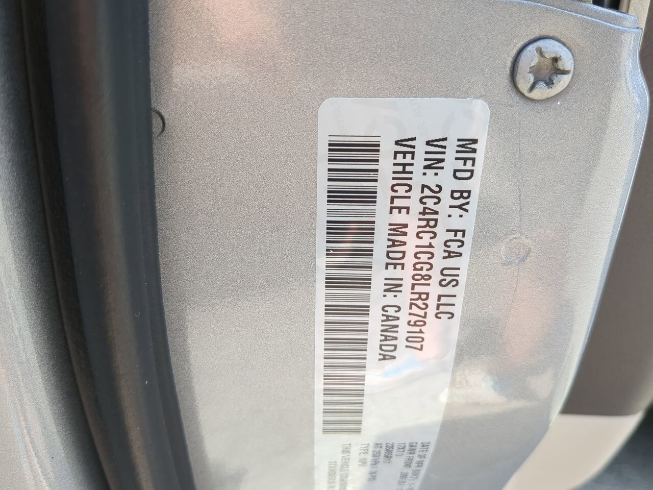 2020 Chrysler Voyager LX Appleton WI