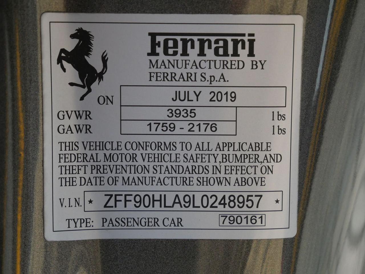 2020 Ferrari 488 Pista Lawrence KS
