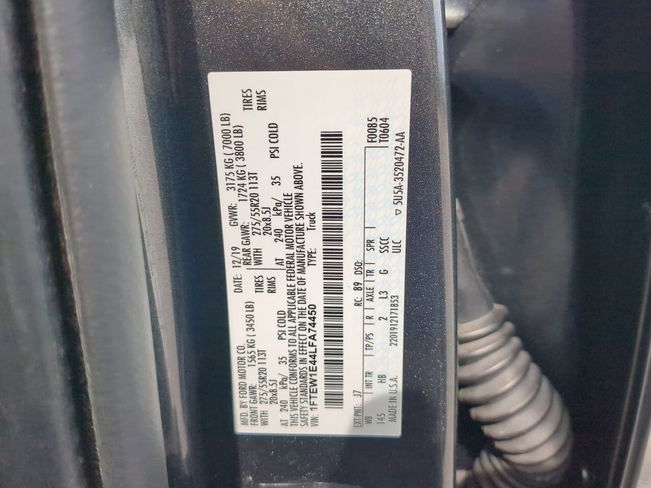 2020 Ford F-150 LARIAT Appleton WI