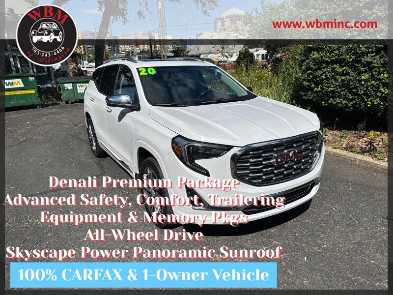 2020 GMC Terrain Denali AWD w/ Premium Package 2020 GMC Terrain Denali AWD w/ Premium Package