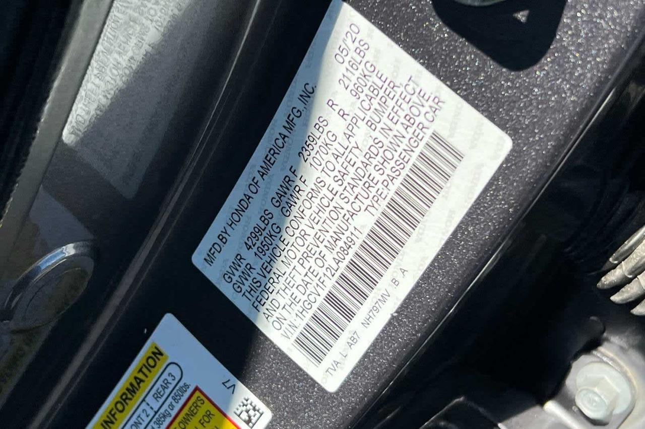 2020 Honda Accord LX Roseville CA