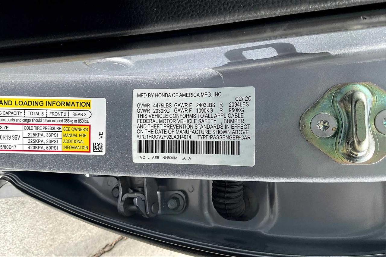 2020 Honda Accord Touring Roseville CA