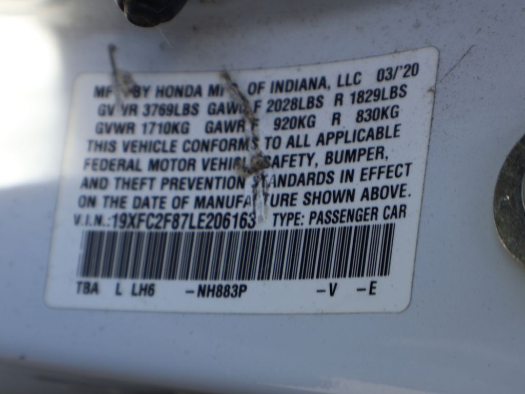 2020 Honda Civic Sport