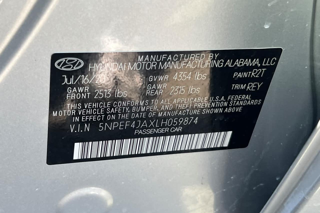 2020 Hyundai Sonata SEL Roseville CA