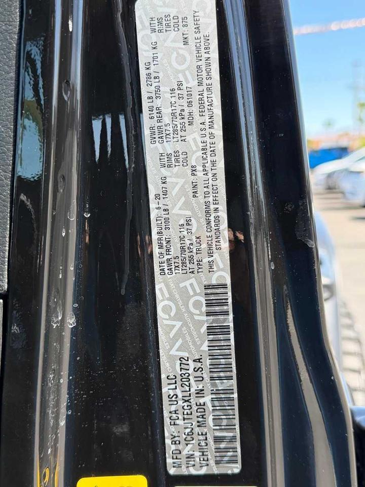 2020 Jeep Gladiator Mojave Irving TX