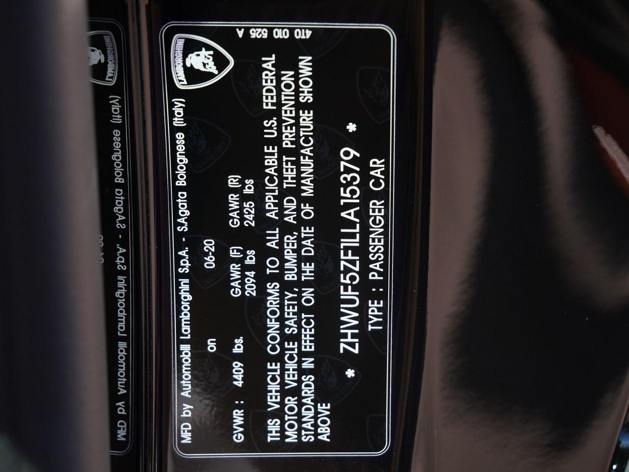 2020 Lamborghini Huracan EVO Base Base Lawrence KS