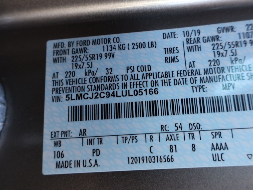 2020 Lincoln Corsair Reserve