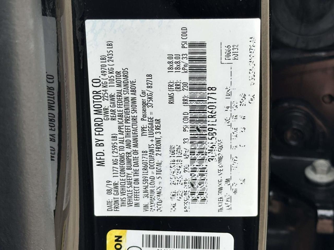 2020 Lincoln MKZ Standard Woodbridge VA
