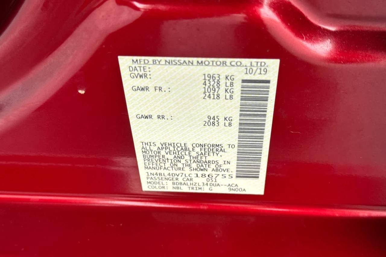 2020 Nissan Altima 2.5 SV Roseville CA