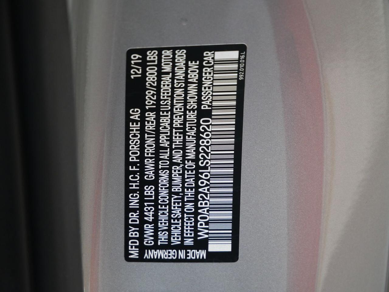 2020 Porsche 911 Carrera 4S Carrera 4S Lawrence KS