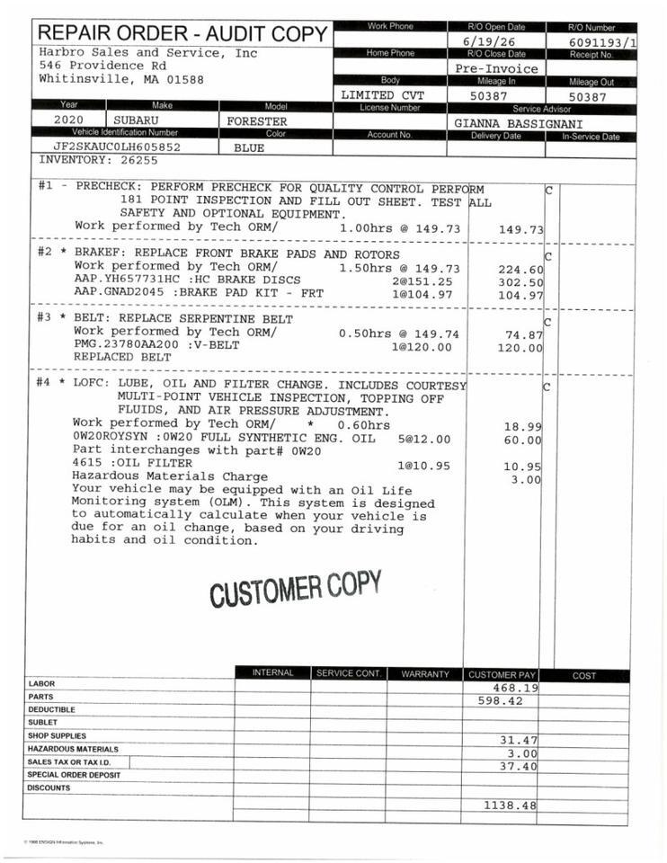 2020 Subaru Forester Limited - 1 OWNER - LOADED Webster MA 2020 Subaru Forester Limited - 1 OWNER - LOADED Webster MA