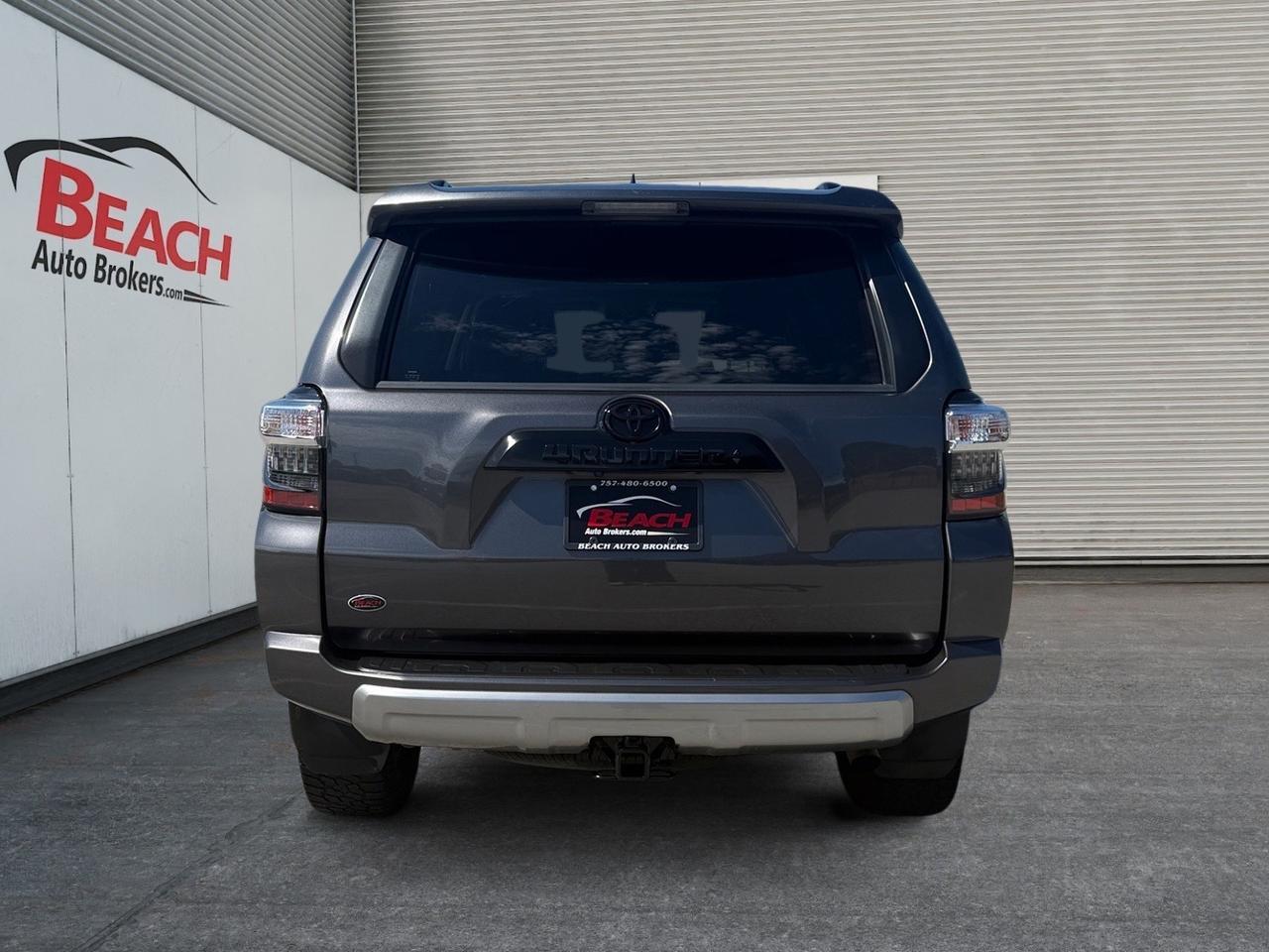 2020 Toyota 4Runner TRD Off Road Premium, RUNNING BOARDS, TOW PACKAGE, BACKUP CAMERA, 4X4, ROOF RACKS, SUNROOF, HEATED SEATS, KEYLESS ENTRY, UNIVERSAL GARAGE DOOR OPENER, ONLY 1 OWNER! Norfolk VA 2020 Toyota 4Runner TRD Off Road Premium, RUNNING BOARDS, TOW PACKAGE, BACKUP CAMERA, 4X4, ROOF RACKS, SUNROOF, HEATED SEATS, KEYLESS ENTRY, UNIVERSAL GARAGE DOOR OPENER, ONLY 1 OWNER! Norfolk VA