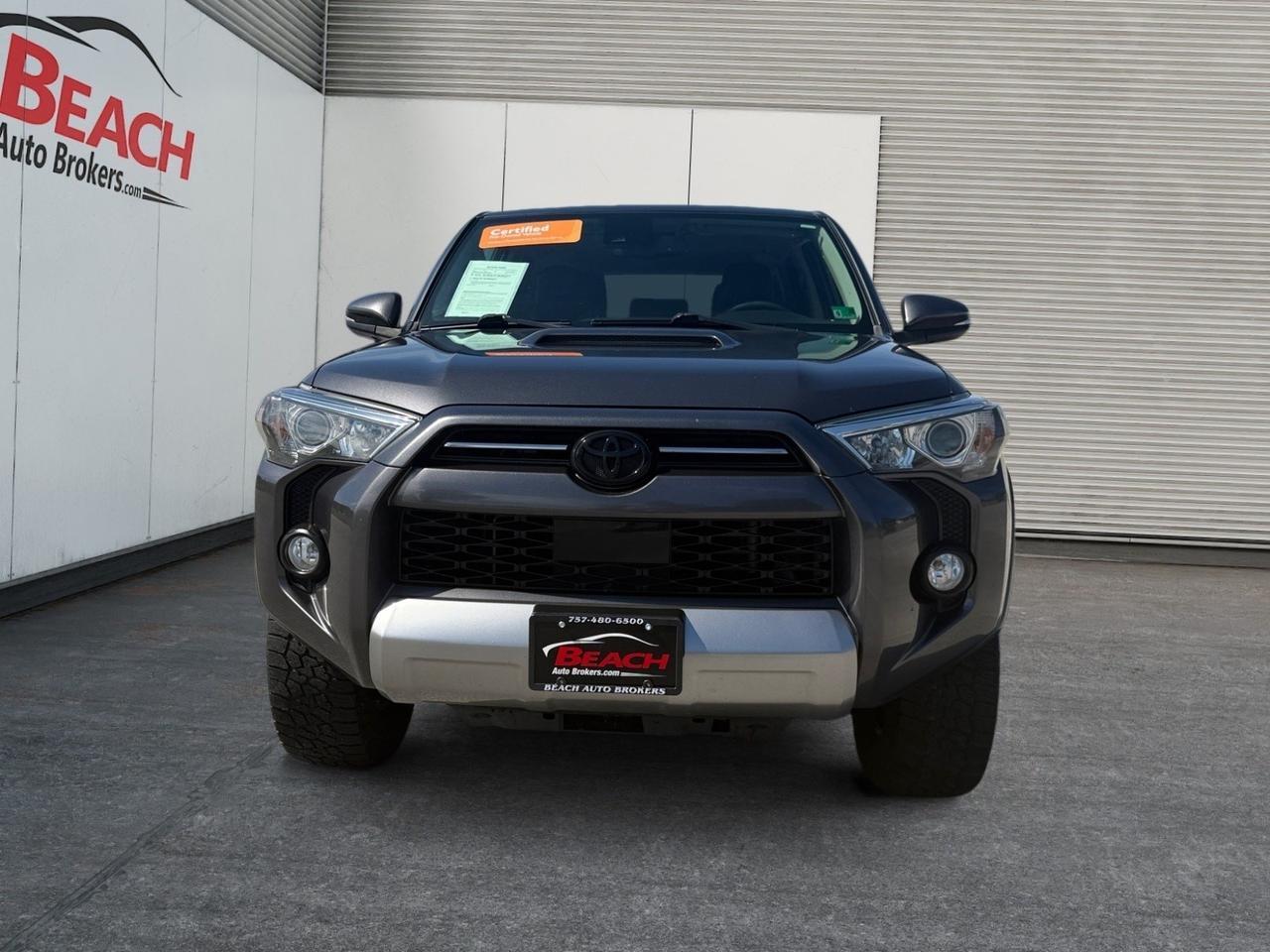 2020 Toyota 4Runner TRD Off Road Premium, RUNNING BOARDS, TOW PACKAGE, BACKUP CAMERA, 4X4, ROOF RACKS, SUNROOF, HEATED SEATS, KEYLESS ENTRY, UNIVERSAL GARAGE DOOR OPENER, ONLY 1 OWNER! Norfolk VA 2020 Toyota 4Runner TRD Off Road Premium, RUNNING BOARDS, TOW PACKAGE, BACKUP CAMERA, 4X4, ROOF RACKS, SUNROOF, HEATED SEATS, KEYLESS ENTRY, UNIVERSAL GARAGE DOOR OPENER, ONLY 1 OWNER! Norfolk VA
