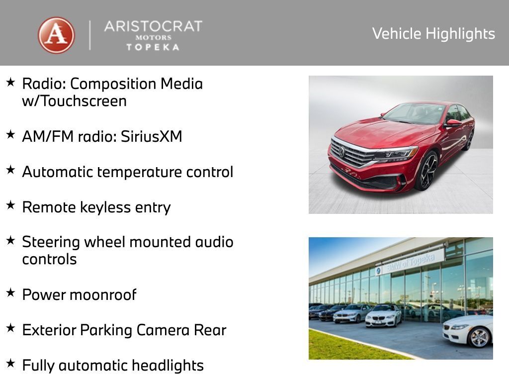 2020 Volkswagen Passat 2.0T R-Line