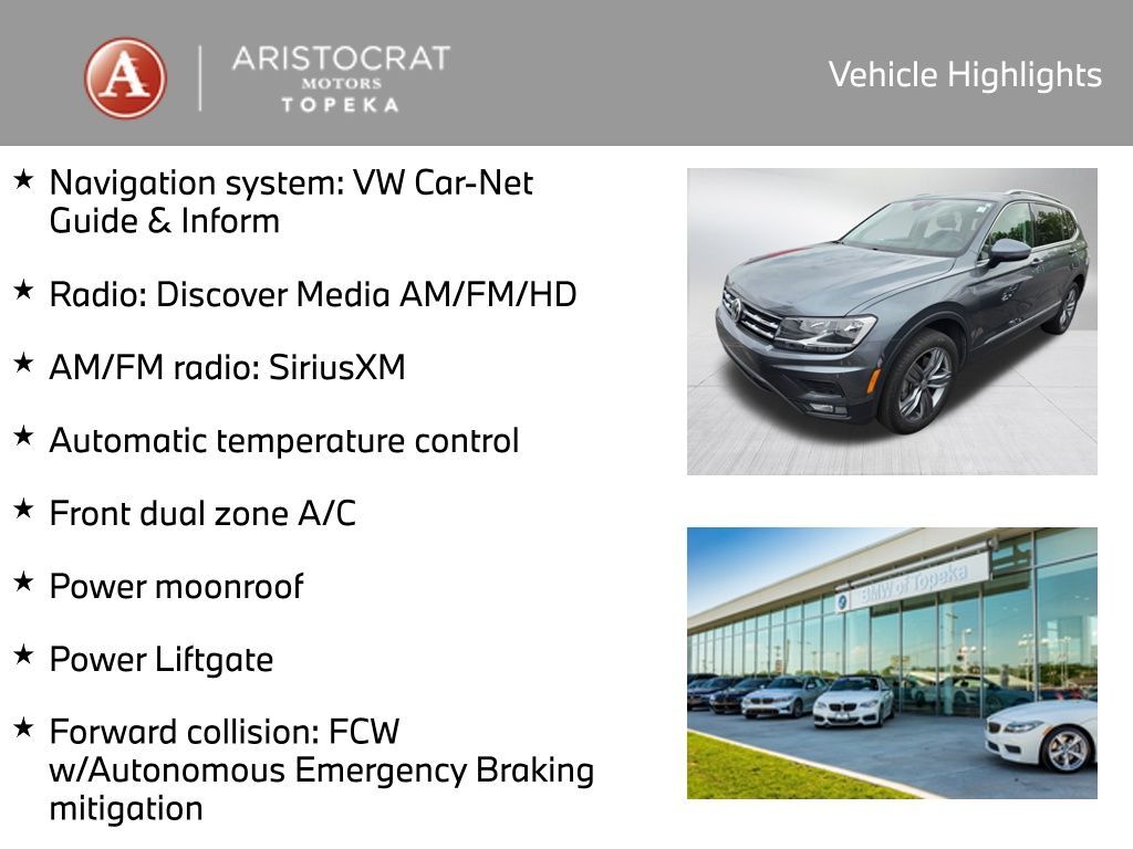 2020 Volkswagen Tiguan 2.0T SEL