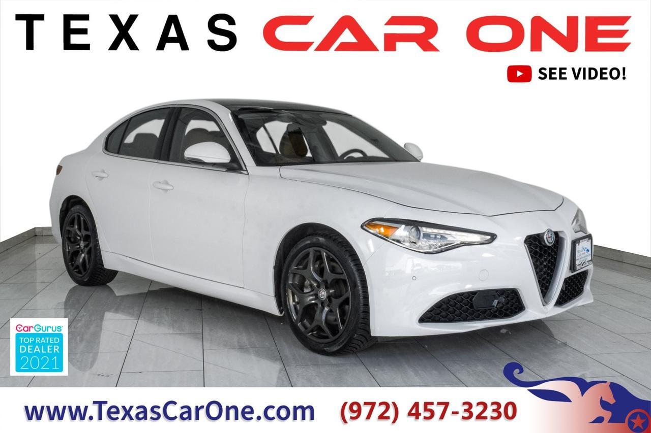 2021 Alfa Romeo Giulia Ti AWD AUTOMATIC NAVIGATION SUNROOF LEATHER HEATED SEATS REAR CA Carrollton TX 2021 Alfa Romeo Giulia Ti AWD AUTOMATIC NAVIGATION SUNROOF LEATHER HEATED SEATS REAR CA Carrollton TX