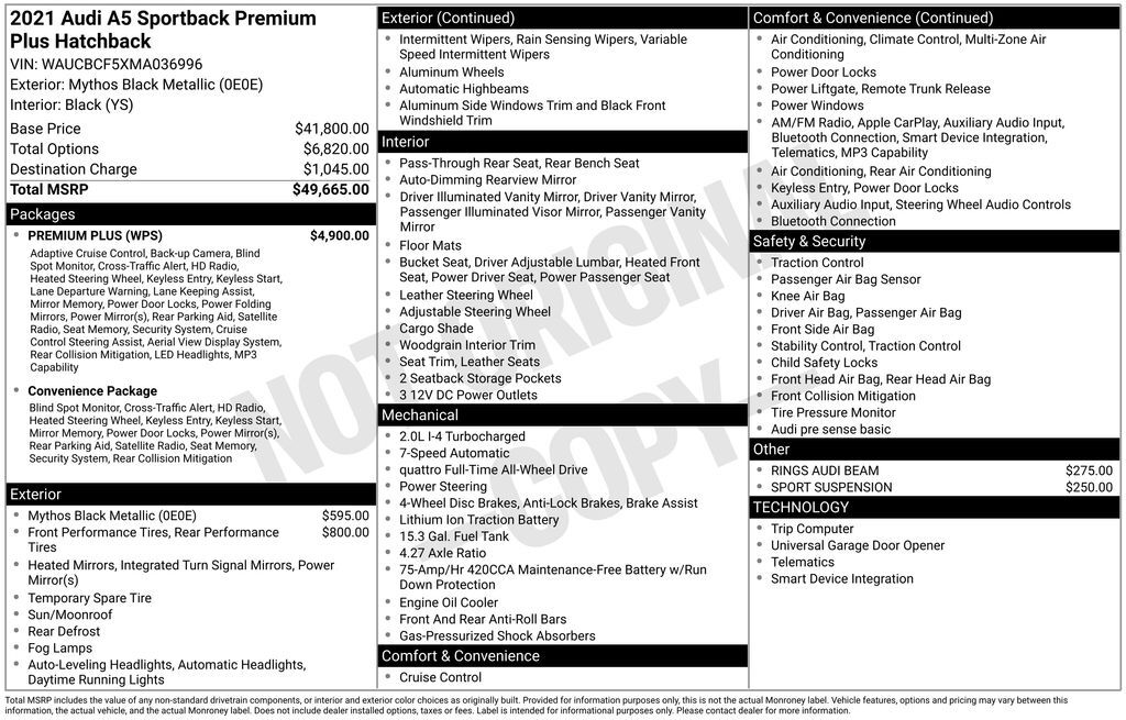 2021 Audi A5 40 Premium Plus Lakeland FL