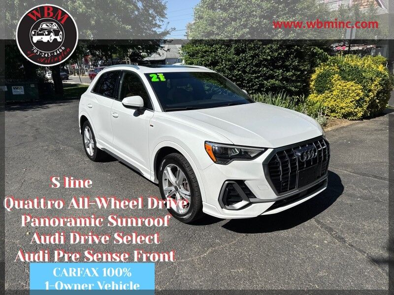 2021 Audi Q3 quattro 2.0T Premium w/ S Line 45 TFSI 2021 Audi Q3 quattro 2.0T Premium w/ S Line 45 TFSI