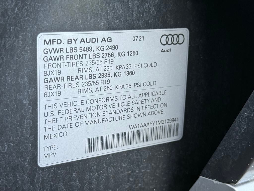 2021 Audi Q5 45 Premium Lakeland FL