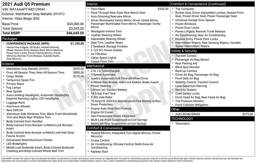 2021 Audi Q5 45 Premium Lakeland FL