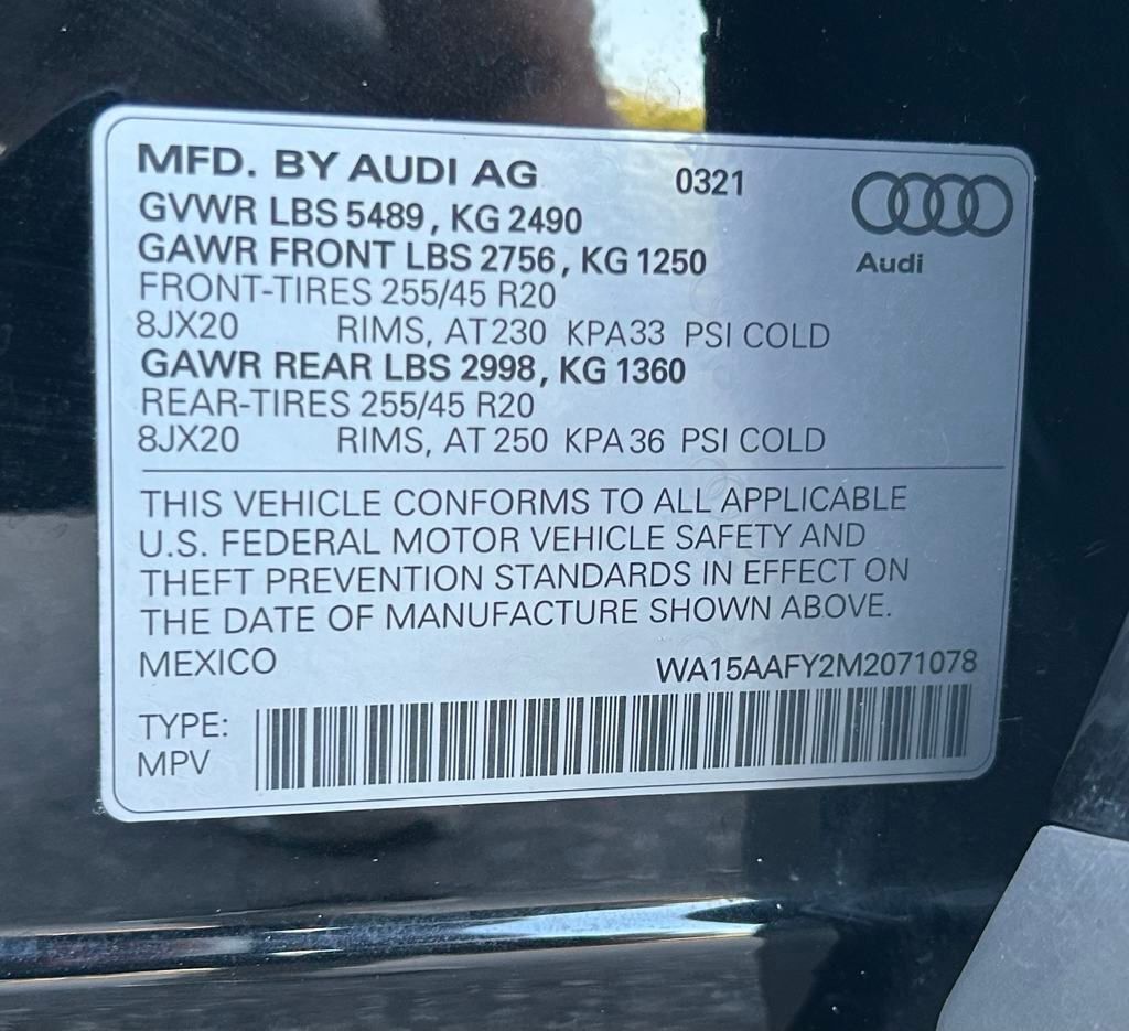 2021 Audi Q5 Sportback 45 Premium Plus Lakeland FL