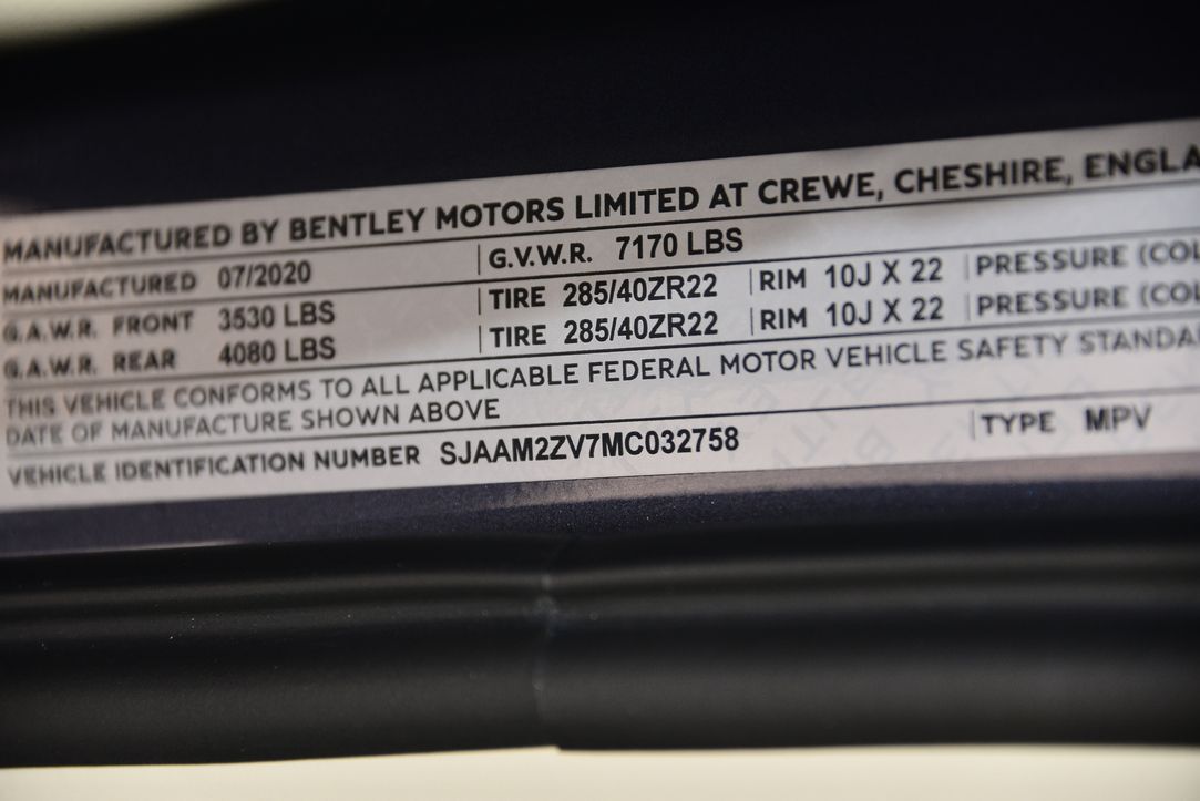 2021 Bentley Bentayga V8 V8 Lawrence KS