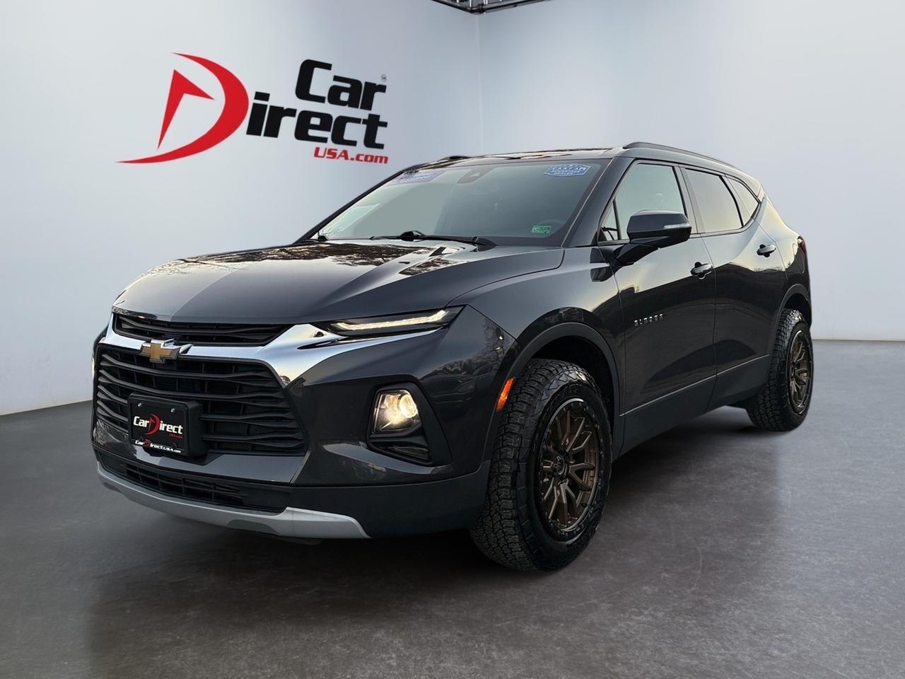 2021 Chevrolet Blazer LT, LANE KEEP ASSIST, AUTO START/STOP, POWER LIFTGATE, FORWARD COLLISION ALERT, BLIND SPOT ALERT, BACKUP CAMERA, PARKING SENSORS, HEATED STEERING WHEEL & SEATS, APPLE CARPLAY/ANDROID AUTO, TOW PACKAGE, LOW MILEAGE, CLEAN CARFAX, BLAZE THE ROAD! Virginia Beach VA 2021 Chevrolet Blazer LT, LANE KEEP ASSIST, AUTO START/STOP, POWER LIFTGATE, FORWARD COLLISION ALERT, BLIND SPOT ALERT, BACKUP CAMERA, PARKING SENSORS, HEATED STEERING WHEEL & SEATS, APPLE CARPLAY/ANDROID AUTO, TOW PACKAGE, LOW MILEAGE, CLEAN CARFAX, BLAZE THE ROAD! Virginia Beach VA