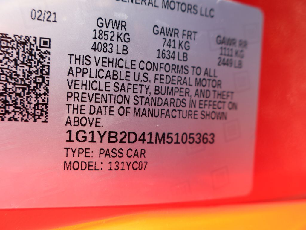 2021 Chevrolet Corvette Stingray San Clemente CA