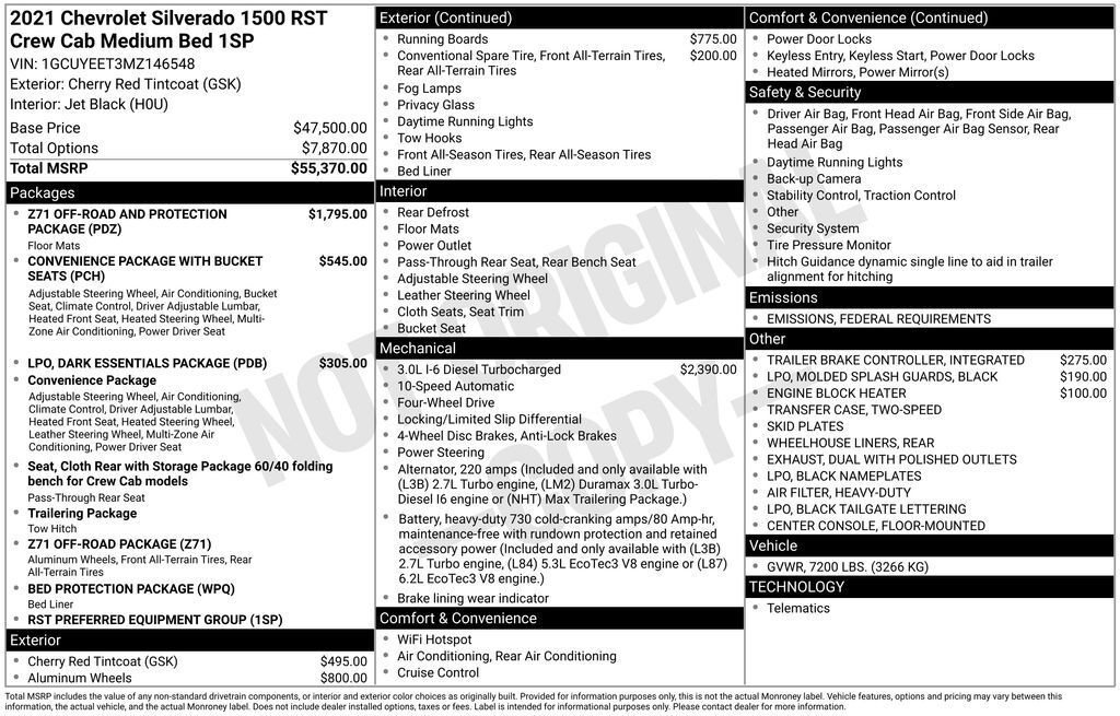 2021 Chevrolet Silverado 1500 RST Lakeland FL