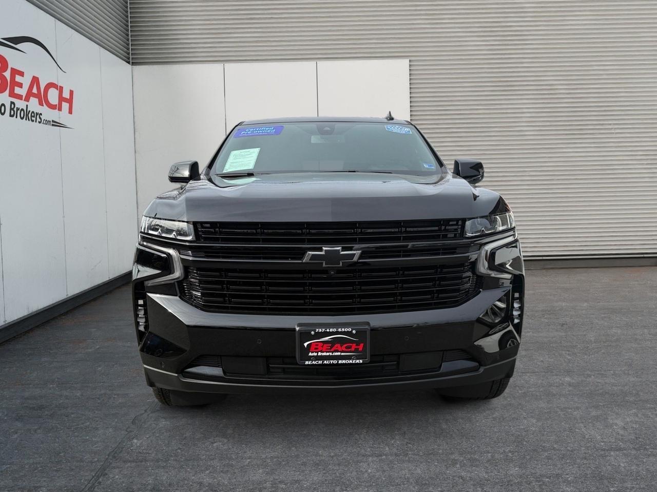 2021 Chevrolet Tahoe RST, HEATED FRONT AND REAR SEATS, MOONROOF, CAPTAINS CHAIRS, 3RD ROW, BOSE SPEAKERS, APPLE CARPLAY/ANDROID AUTO, UNIVERSAL GARAGE DOOR OPENER, POWER FOLDING MIRRORS, RUNNING BOARDS, CLEAN CARFAX, GREAT FAMILY VEHICLE FOR A GREAT PRICE! Norfolk VA 2021 Chevrolet Tahoe RST, HEATED FRONT AND REAR SEATS, MOONROOF, CAPTAINS CHAIRS, 3RD ROW, BOSE SPEAKERS, APPLE CARPLAY/ANDROID AUTO, UNIVERSAL GARAGE DOOR OPENER, POWER FOLDING MIRRORS, RUNNING BOARDS, CLEAN CARFAX, GREAT FAMILY VEHICLE FOR A GREAT PRICE! Norfolk VA