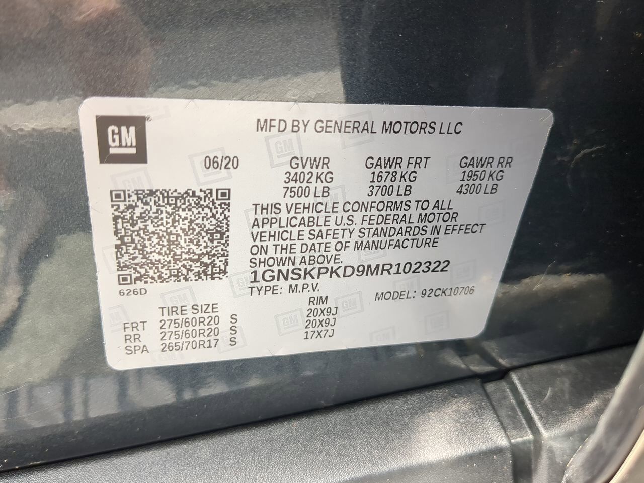 2021 Chevrolet Tahoe Z71 Appleton WI