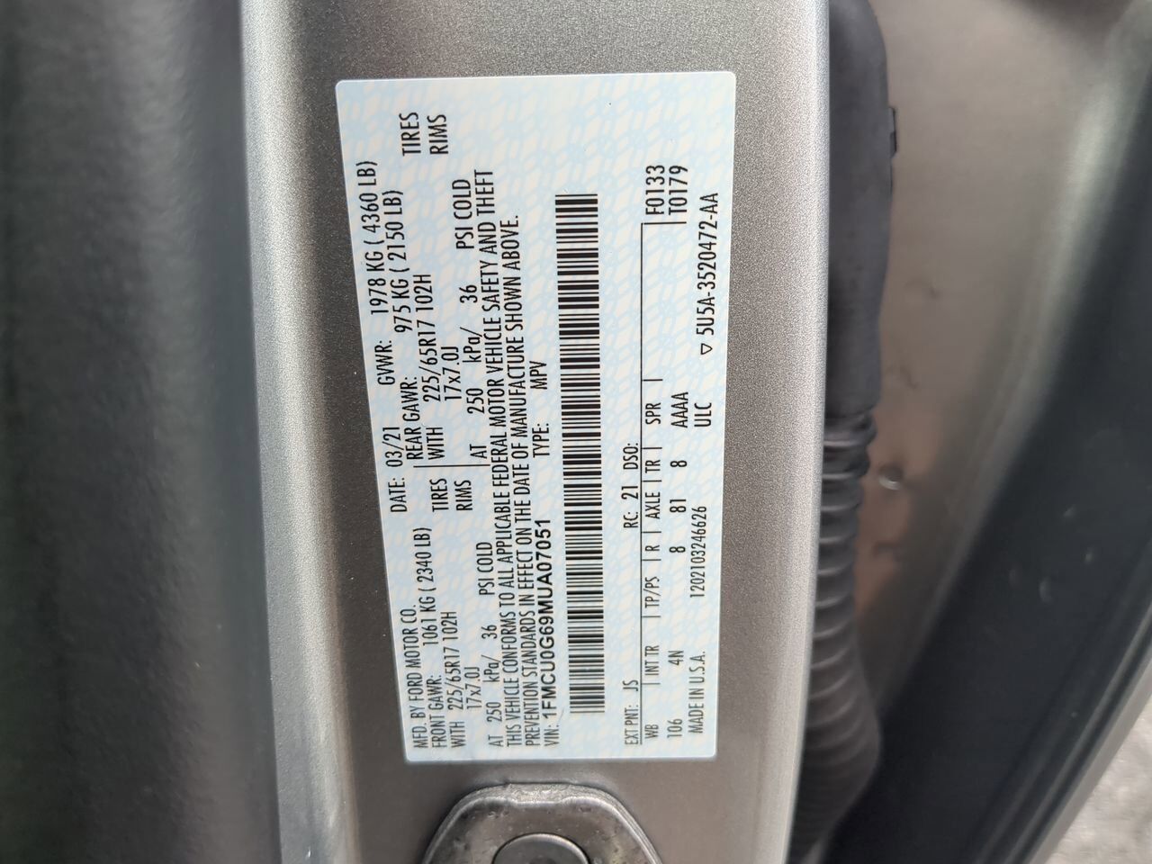 2021 Ford Escape SE Appleton WI