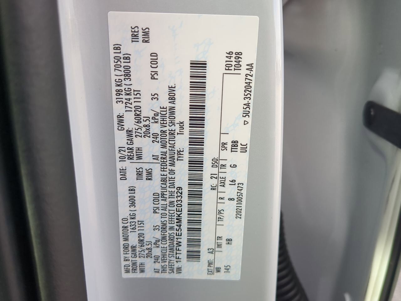 2021 Ford F-150 LARIAT Appleton WI