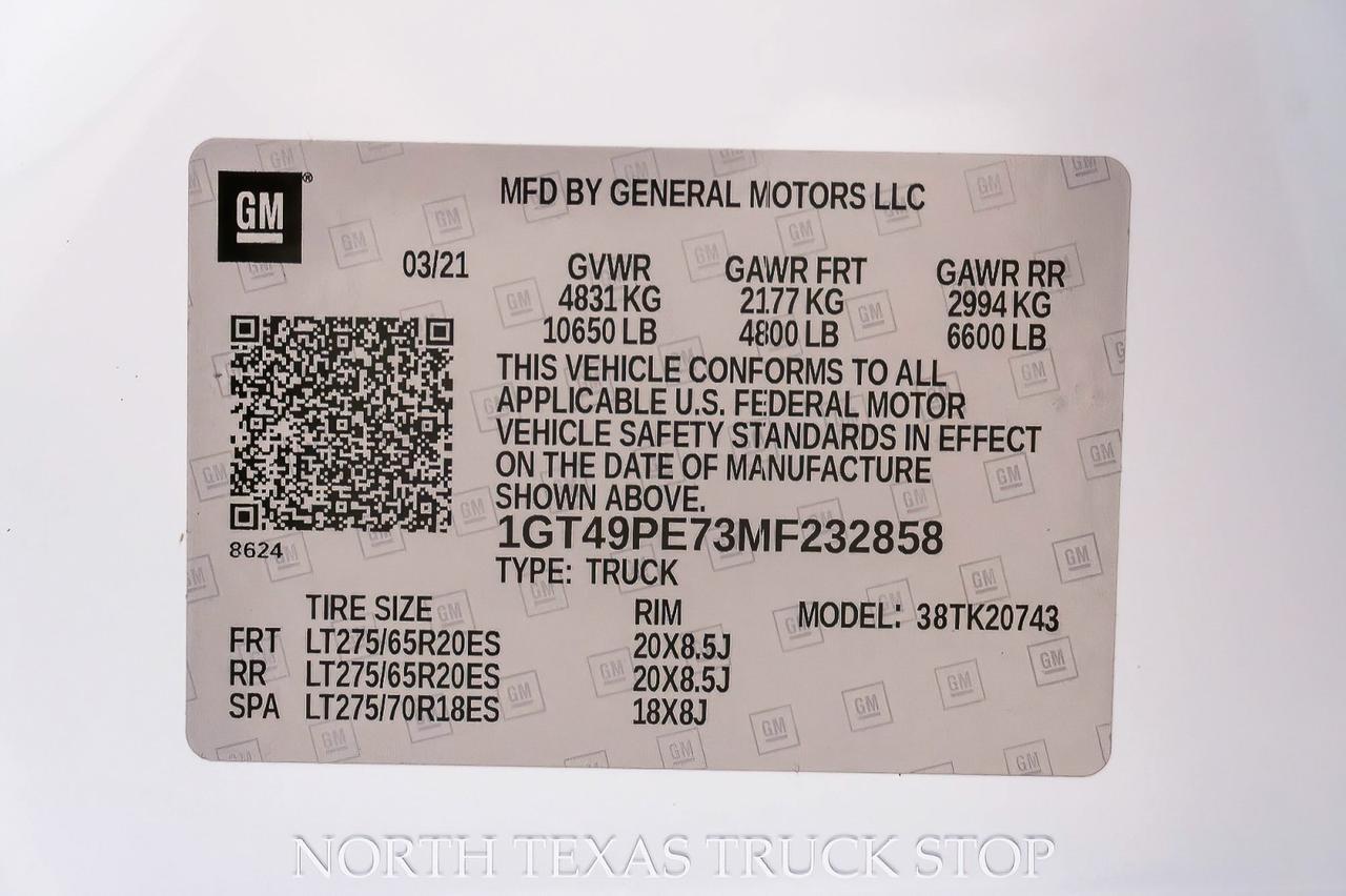 2021 GMC Sierra 2500HD AT4 6.6L L8T V8 Gas Engine 4x4 Mansfield TX