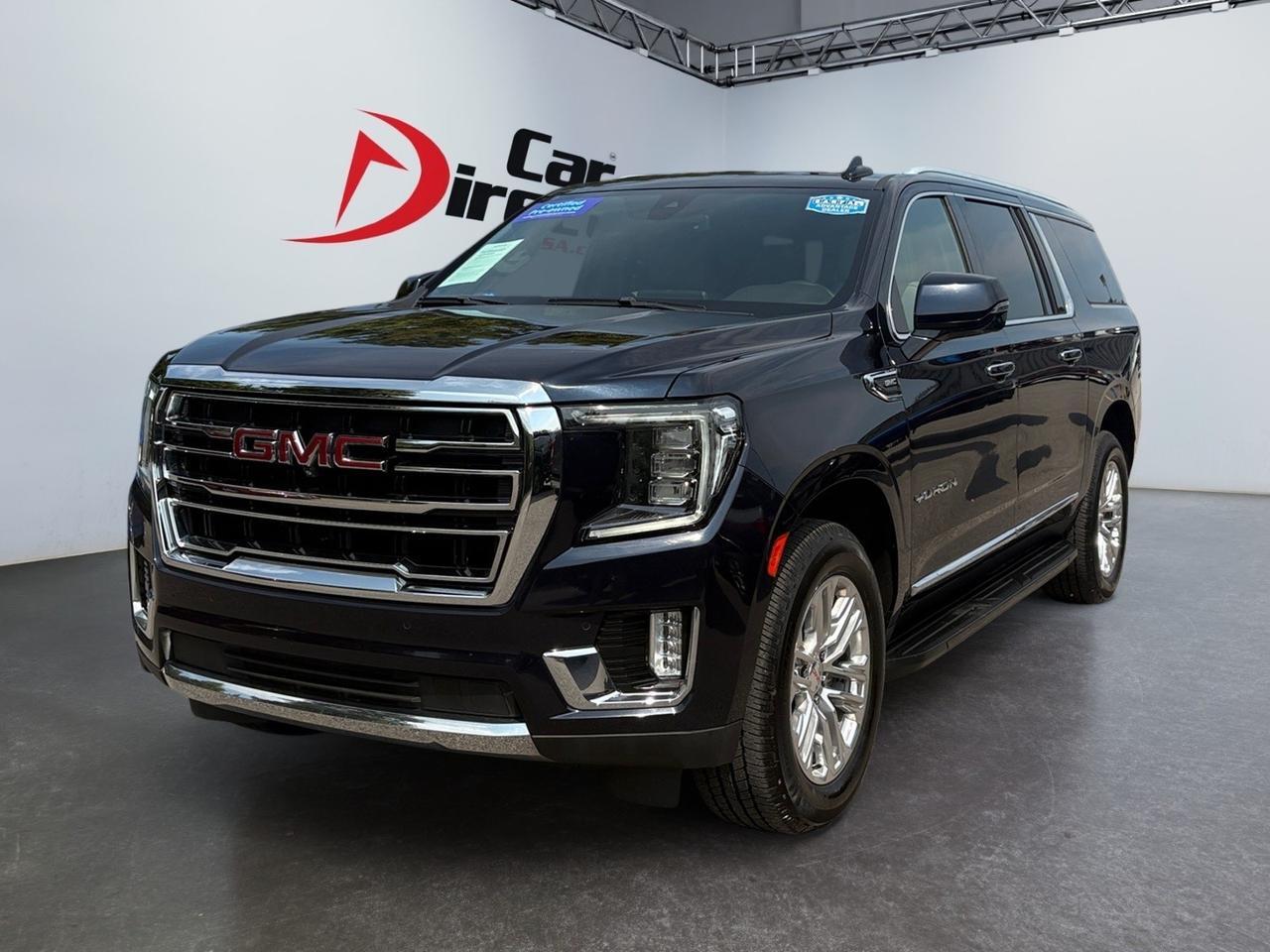 2021 GMC Yukon XL SLT, HEADS UP DISPLAY, AUTO START/STOP, RUNNING BOARDS, BLIND SPOT, LANE KEEP, POWER LIFTGATE, PANORAMIC SUNROOF, APPLE CARPLAY/ANDROID AUTO, POWER 3RD ROW, HEATED FRONT & REAR SEATS, 360 BACKUP CAMERA, ONLY 1 OWNER, YUKON TAKE THIS HOME! Virginia Beach VA 2021 GMC Yukon XL SLT, HEADS UP DISPLAY, AUTO START/STOP, RUNNING BOARDS, BLIND SPOT, LANE KEEP, POWER LIFTGATE, PANORAMIC SUNROOF, APPLE CARPLAY/ANDROID AUTO, POWER 3RD ROW, HEATED FRONT & REAR SEATS, 360 BACKUP CAMERA, ONLY 1 OWNER, YUKON TAKE THIS HOME! Virginia Beach VA
