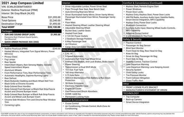 2021 Jeep Compass Limited's photo